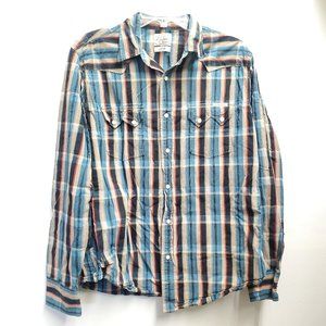 Lucky Brand pearl snap shirt